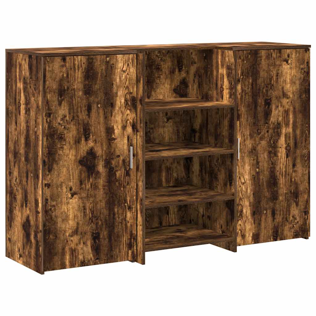 receptionsskranke 155x50x103,5 cm røget egetræsfarve