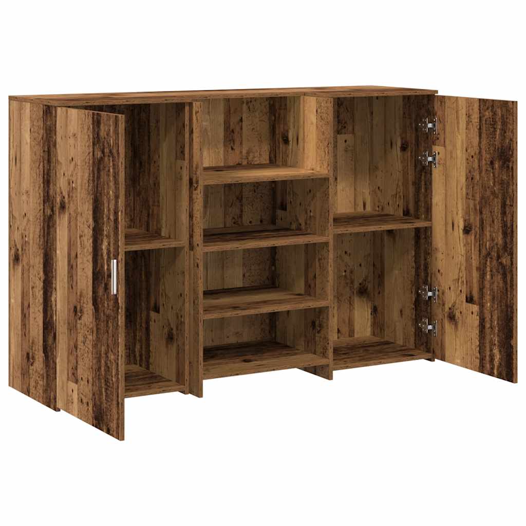 receptionsskranke 155x50x103,5 cm konstrueret træ antikt træ