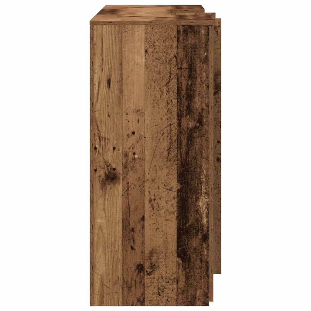 receptionsskranke 155x50x103,5 cm konstrueret træ antikt træ