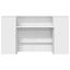 receptionsdisk hvid 180x50x103,5 cm konstrueret træ