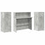 receptionsskranke 180x50x103,5 cm konstrueret træ beton grå