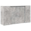 receptionsskranke 180x50x103,5 cm konstrueret træ beton grå
