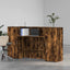 receptionsskranke 180x50x103,5 cm konstrueret træ