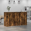 receptionsskranke 180x50x103,5 cm konstrueret træ