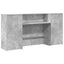receptionsskranke 200x50x103,5 cm konstrueret træ beton grå