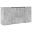 receptionsskranke 200x50x103,5 cm konstrueret træ beton grå