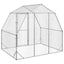 hønsegård 2,5x2x2,25 m galvaniseret stål
