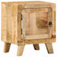 sengeborde 2 stk. 40x32x46 cm massivt ru mangotræ