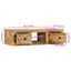 væghængt tv-skab 100x32x25 cm massivt ru mangotræ
