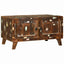 Sofabord Flerfarvet 80 x 54 x 45 cm Solid genbrugs træ