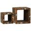 TV Enheder 2 pcs Flerfarvet 36 x 30 x 36 cm Solid genbrugs træ