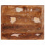 Endebord med hylde Brun 40 x 32 x 46 cm Solid genbrugs træ