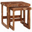 Indskudsborde 2 pcs Brun 46 x 46 x 45 cm Solid genbrugs træ