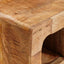 Vinfad med opbevaring Brun 44 x 30 x 35 cm Massivt mangotræ