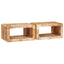 Sengebord 2 pcs Brun 45 x 30 x 24 cm Massivt mangotræ