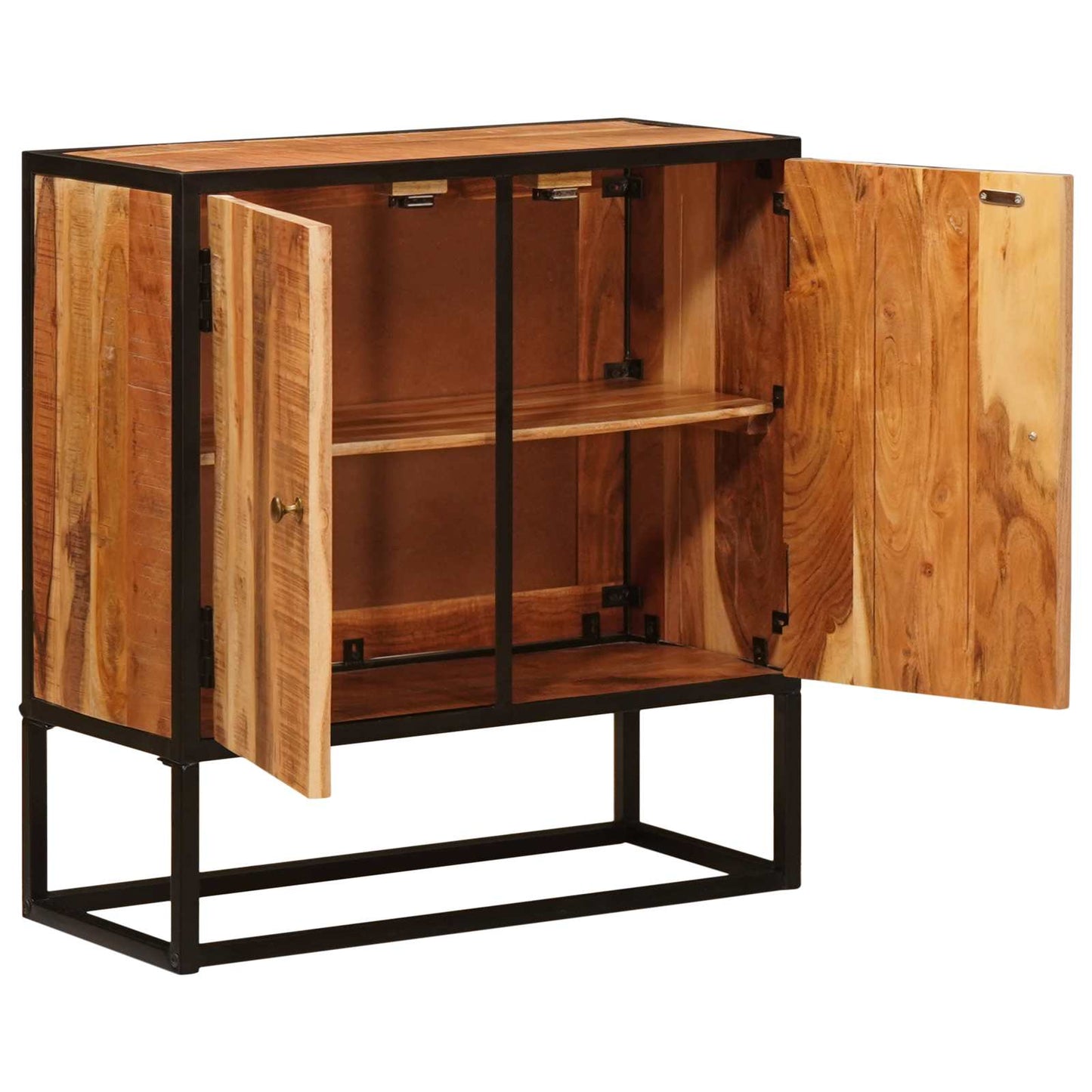 Sideboard Beta Naturfarvet 70 x 30 x 75 cm Massivt Akacietræ