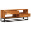TV-skab Naturfarvet 110 x 30 x 44 cm Massivt Akacietræ