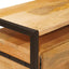 Opbevaringsskabe med dør Brun 110 x 30 x 40 cm Massivt mangotræ