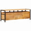 Opbevaringsskabe med dør Brun 110 x 30 x 40 cm Massivt mangotræ