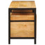 Opbevaringsskabe med dør Brun 110 x 30 x 40 cm Massivt mangotræ