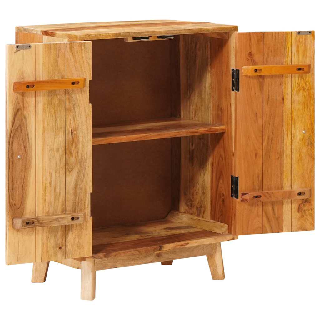 Opbevaringsskabe med dør Brun 55 x 35 x 75 cm Massivt mangotræ
