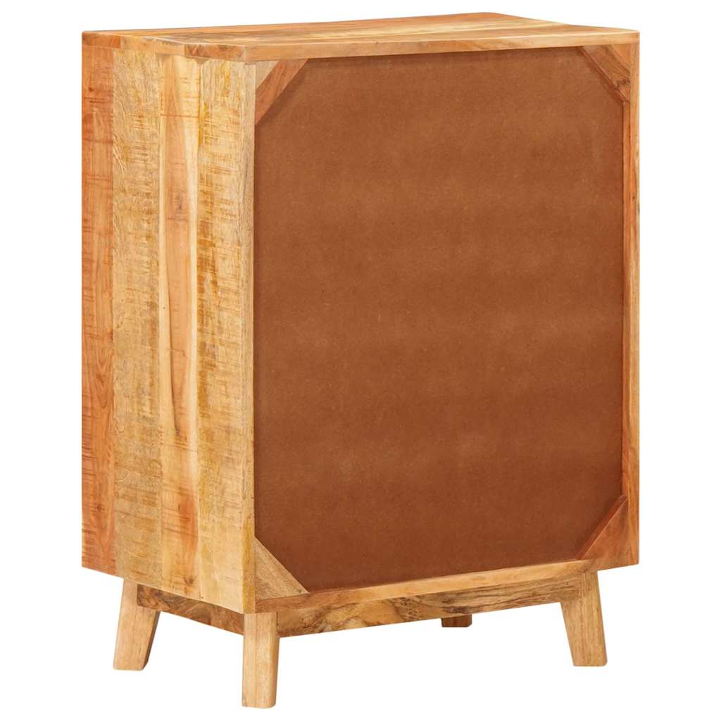 Opbevaringsskabe med dør Brun 55 x 35 x 75 cm Massivt mangotræ