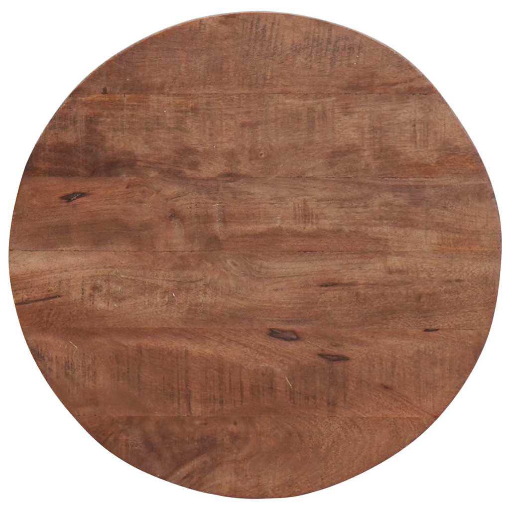 Nesting Kaffeborde 2 pcs Mørk Brun Massivt mangotræ og stål