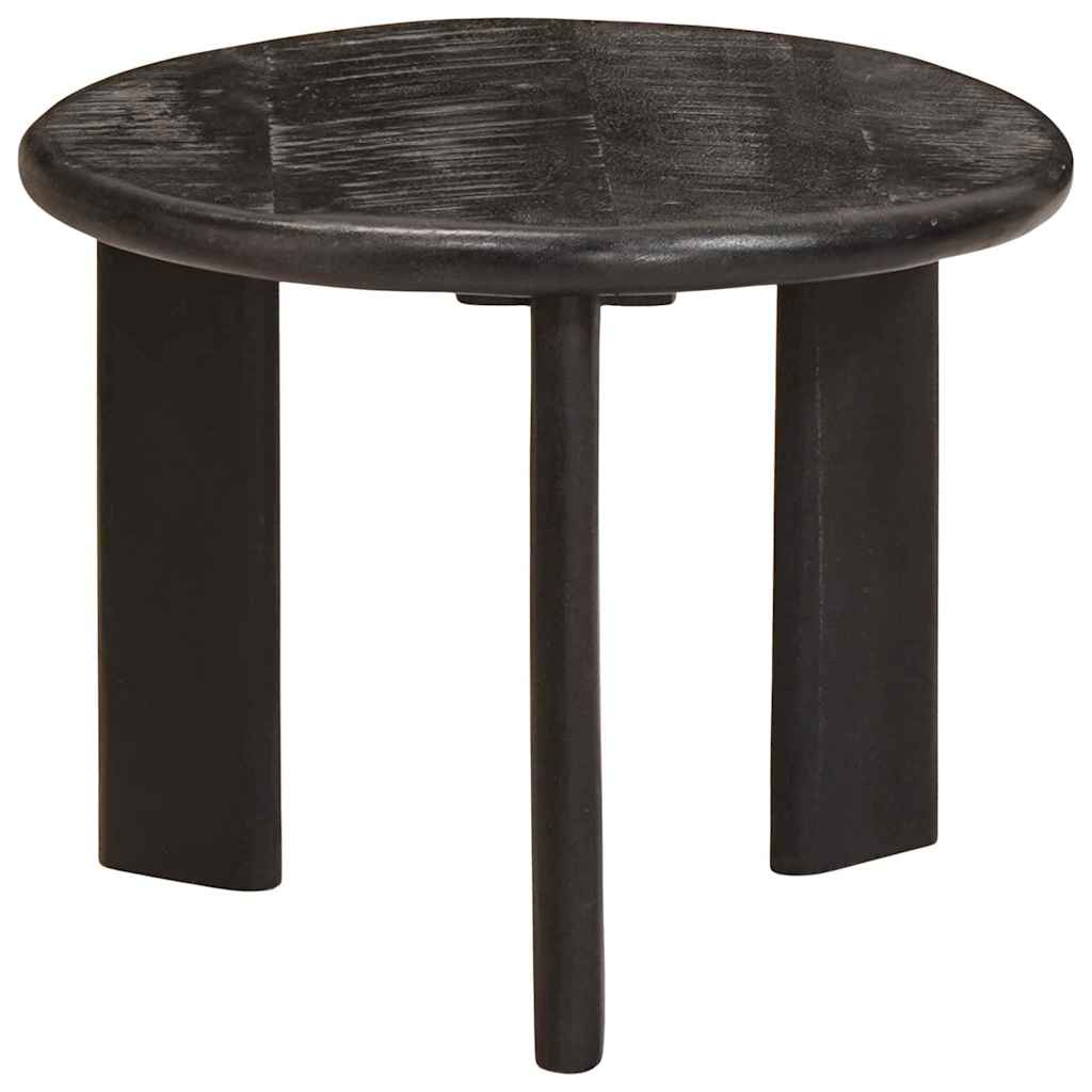 Nesting Kaffeborde 2 pcs Hvid Massivt mangotræ
