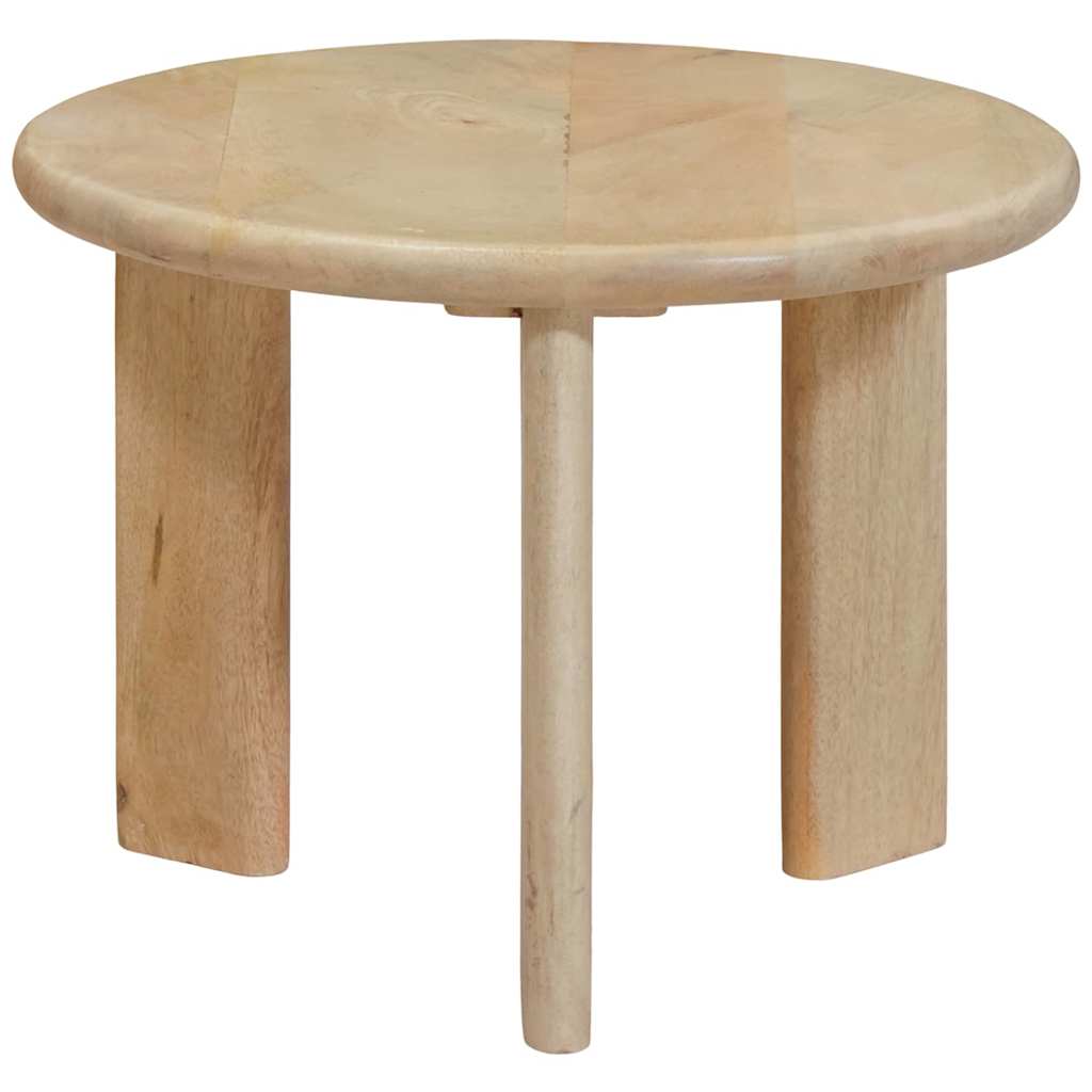 Nesting Kaffeborde 3 pcs Sort Massivt mangotræ