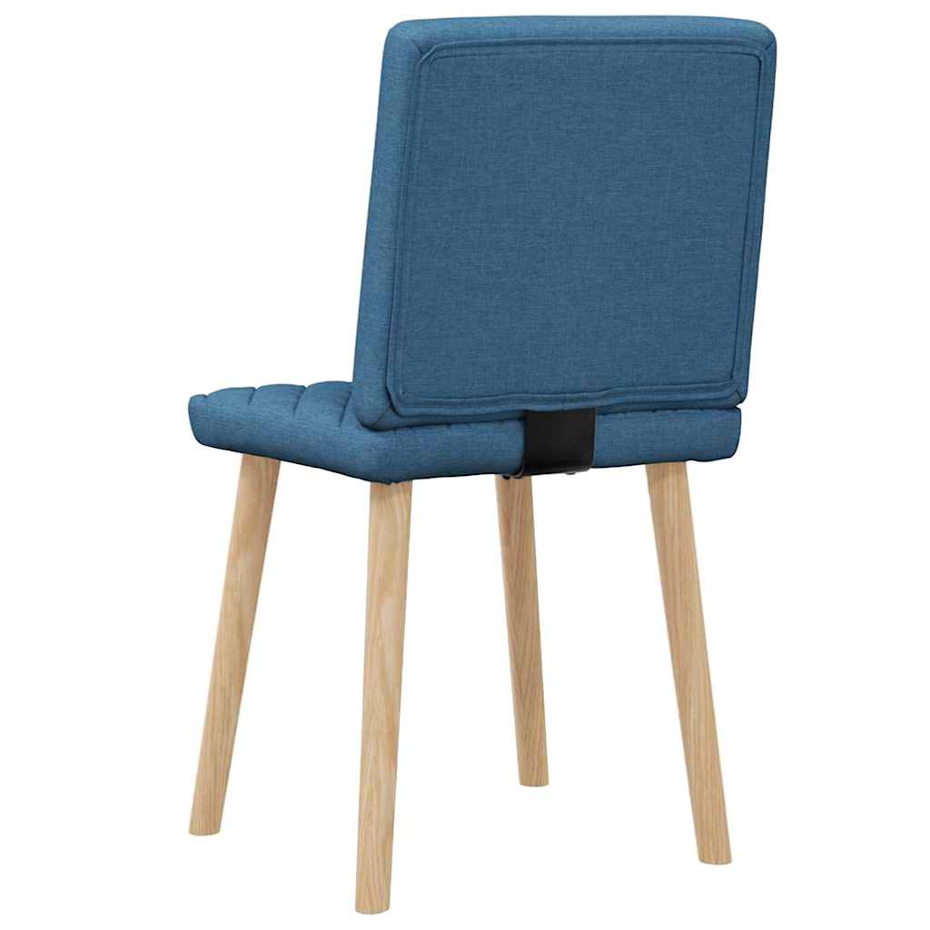 spisebordsstole 2 stk. stof blå