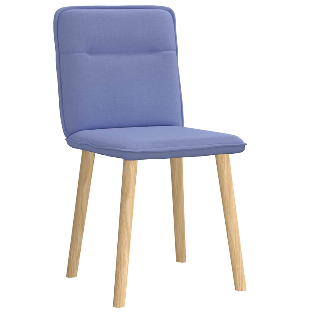 spisebordsstole 2 stk. Jeans blåt stof