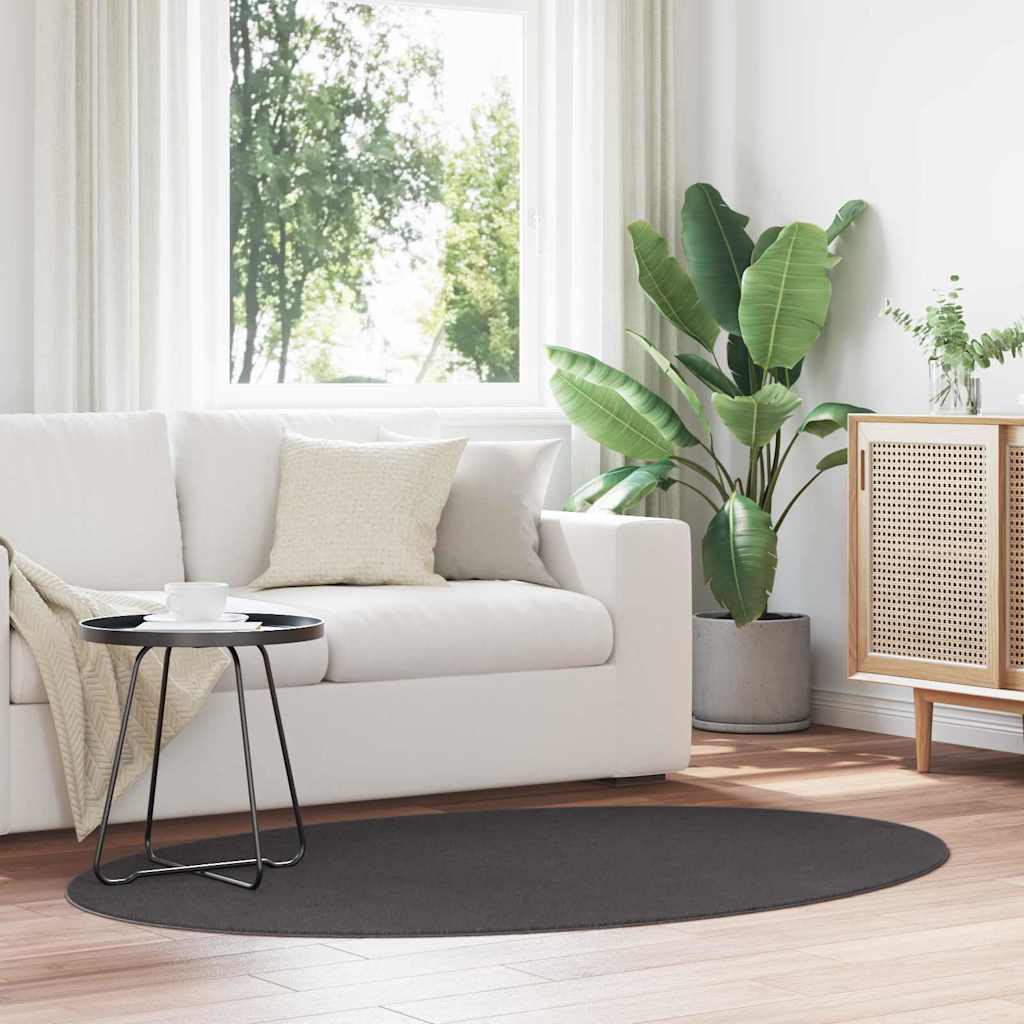 Tæppe HUARTE Antracit 100 x 200 cm 100% polyester