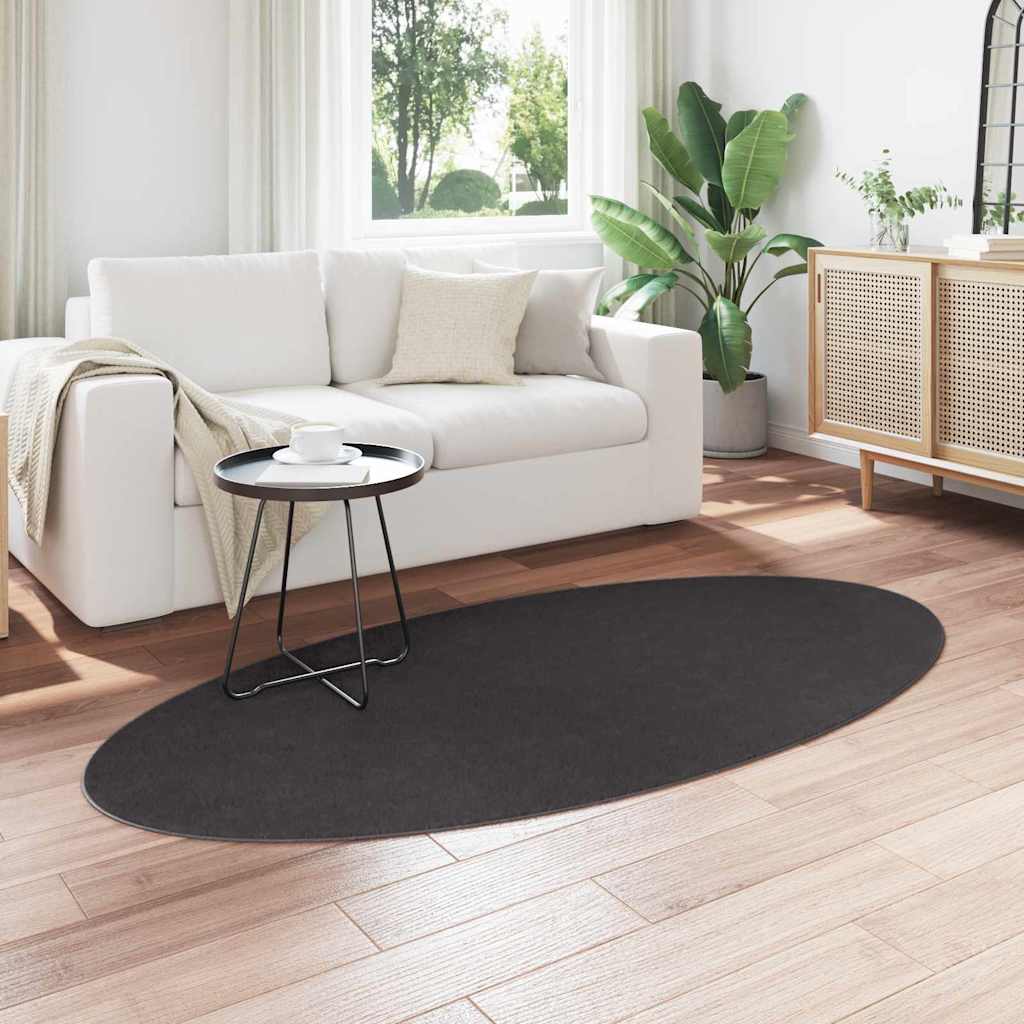 Tæppe HUARTE Antracit 100 x 200 cm 100% polyester