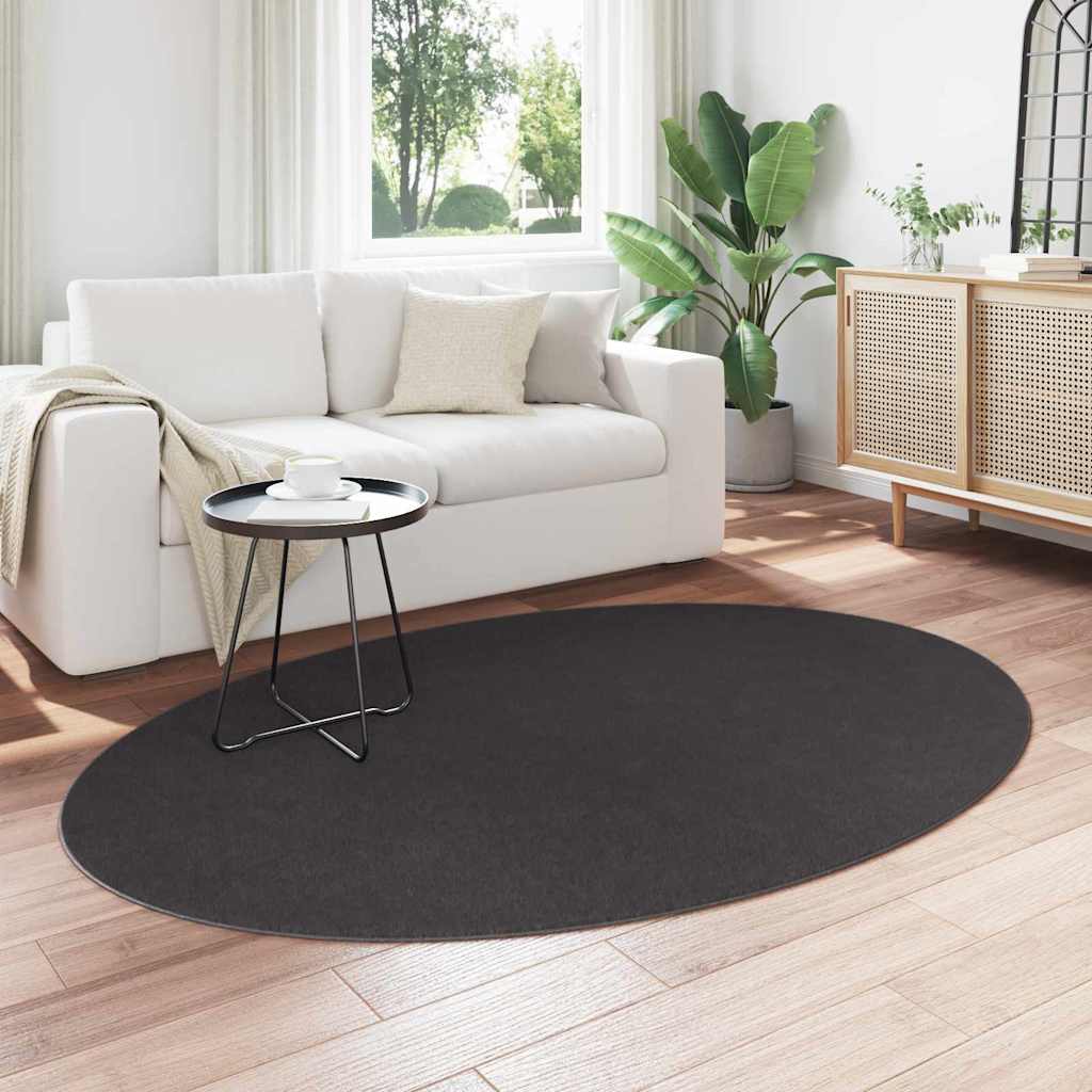 Tæppe HUARTE Antracit 140 x 200 cm 100% polyester