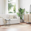 Områdetæpper Oval HUARTE Beige 160 x 230 cm 100% polyester