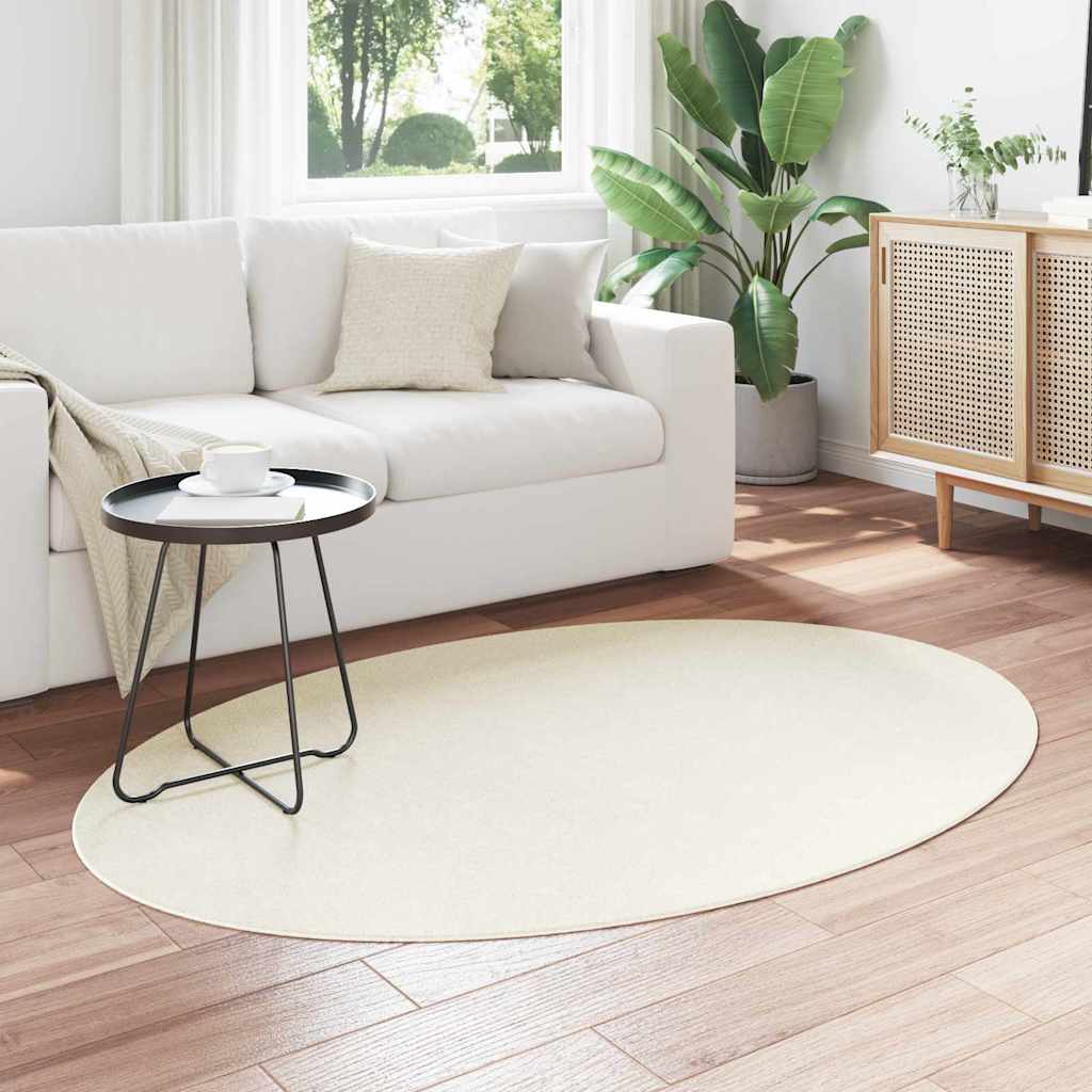 Tæppe HUARTE Cremefarvet 120 x 170 cm 100% polyester