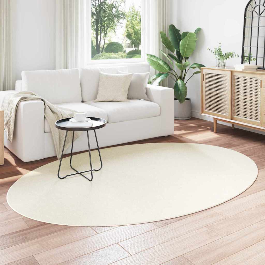 Tæppe HUARTE Cremefarvet 160 x 230 cm 100% polyester