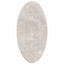 Områdetæpper Oval HUARTE Sandfarvet 100 x 200 cm 100% polyester