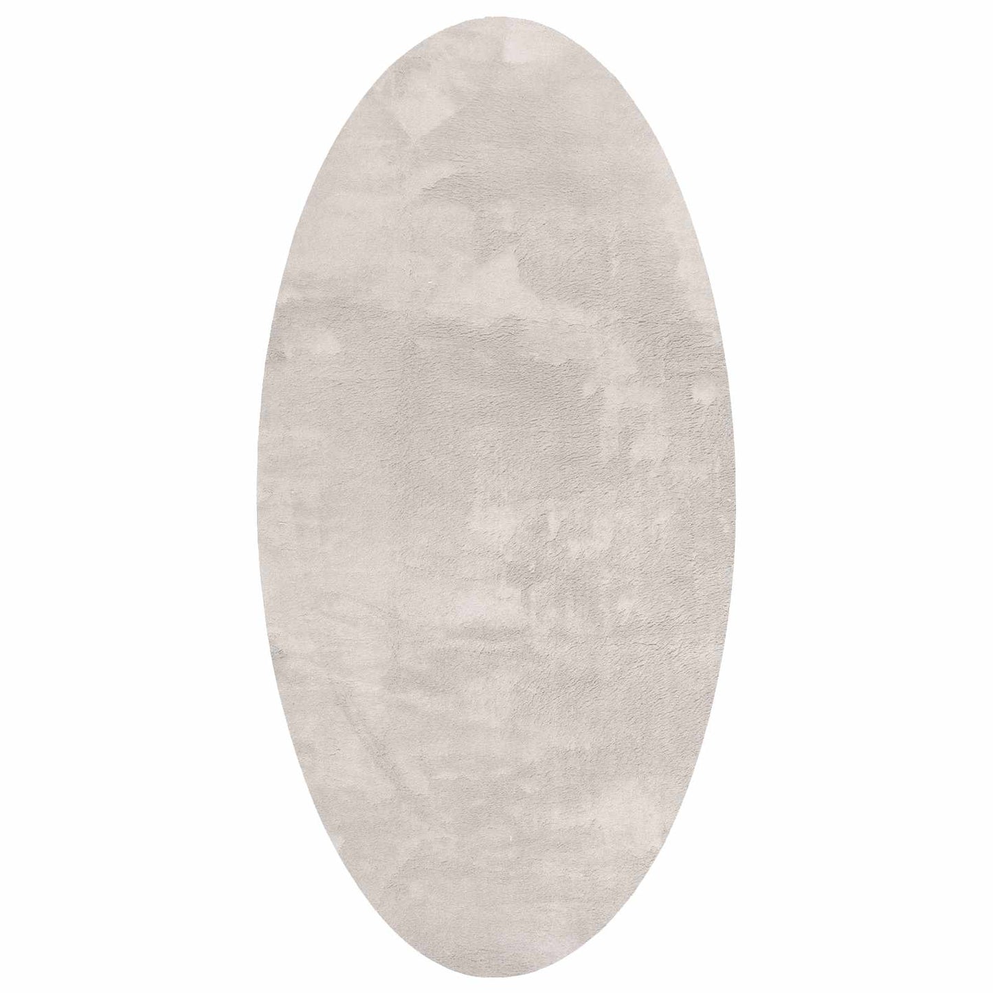 Områdetæpper Oval HUARTE Sandfarvet 100 x 200 cm 100% polyester