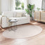 Områdetæpper Oval HUARTE Sandfarvet 120 x 170 cm 100% polyester