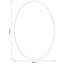 Områdetæpper Oval HUARTE Sandfarvet 120 x 170 cm 100% polyester