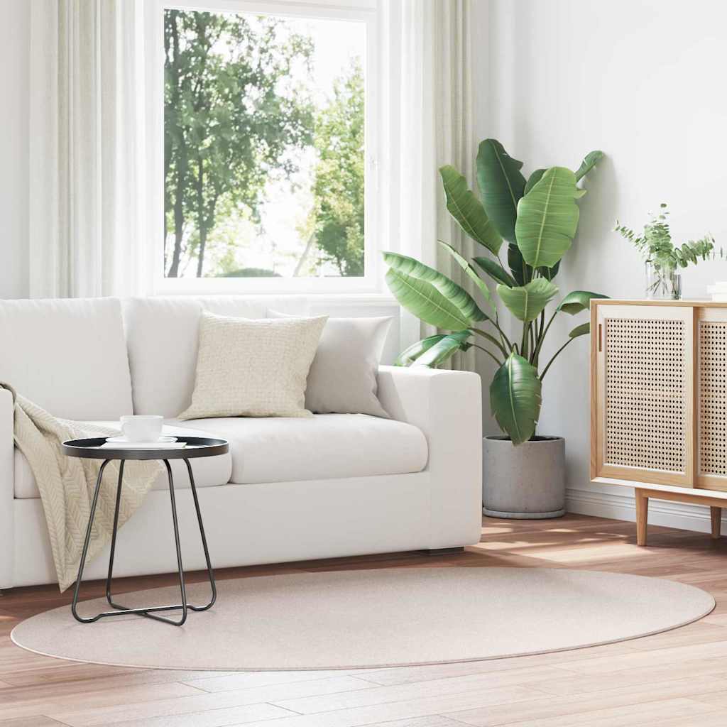 Tæppe HUARTE Sandfarvet 140 x 200 cm 100% polyester
