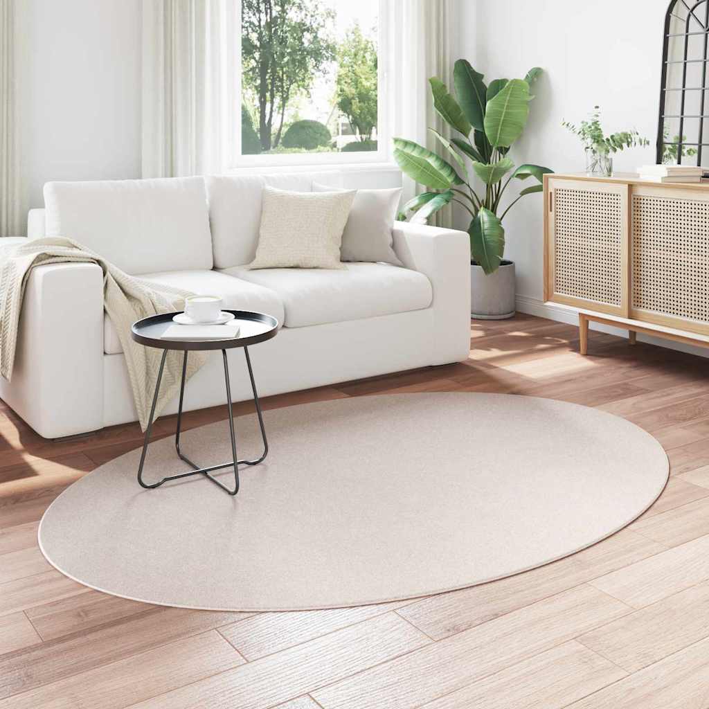 Tæppe HUARTE Sandfarvet 140 x 200 cm 100% polyester