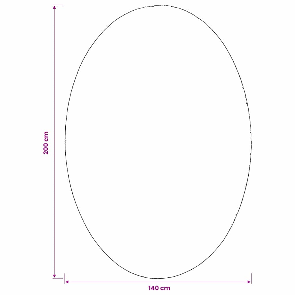 Tæppe HUARTE Sandfarvet 140 x 200 cm 100% polyester