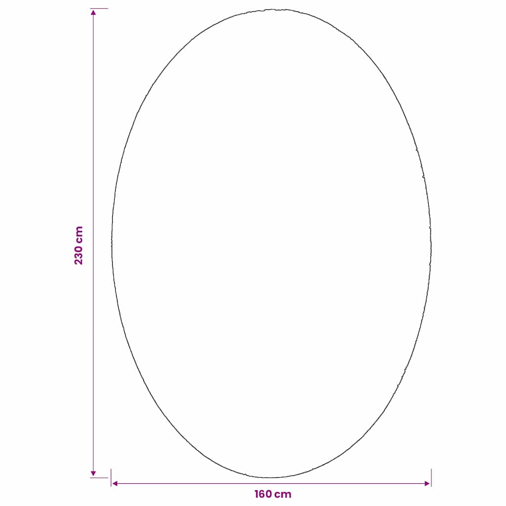 Tæppe HUARTE Sandfarvet 160 x 230 cm 100% polyester