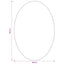 Områdetæpper Oval HUARTE Sandfarvet 160 x 230 cm 100% polyester