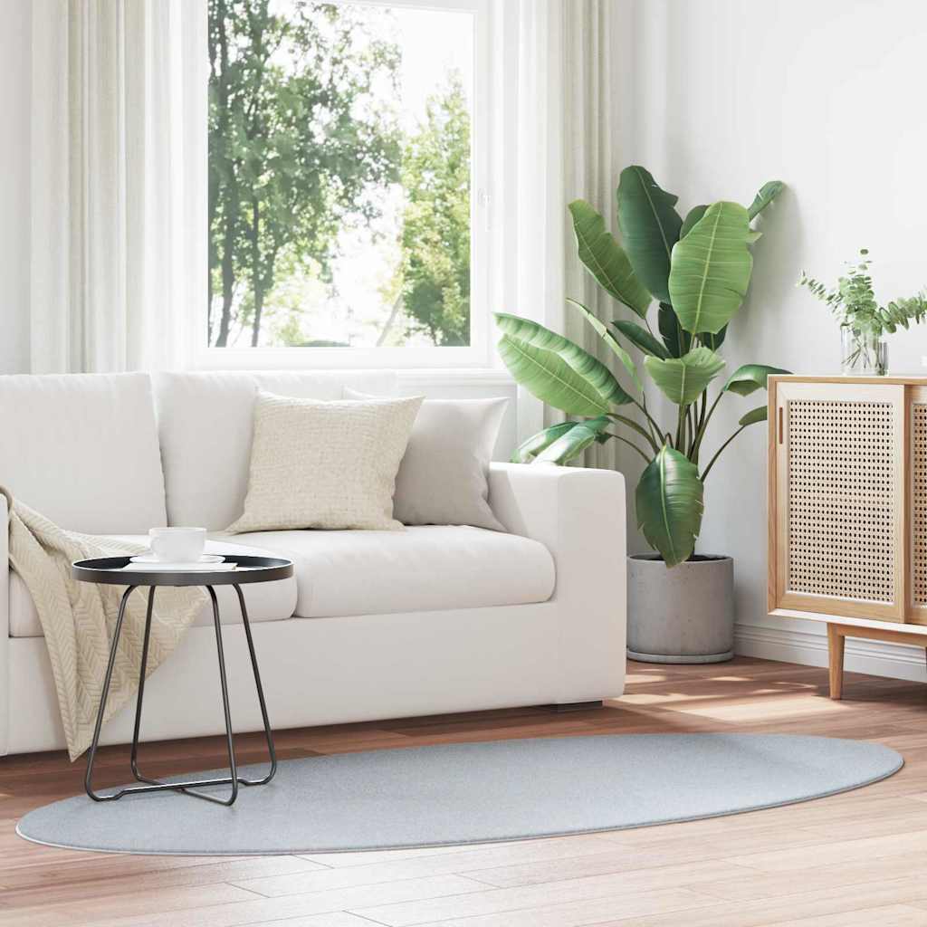Tæppe HUARTE Grå 100 x 200 cm 100% polyester