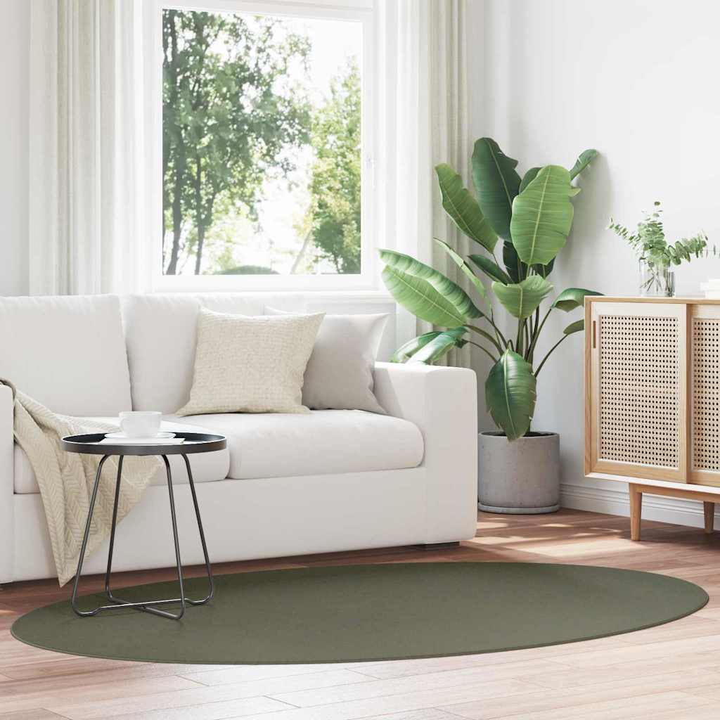 Tæppe HUARTE Skovgrøn 140 x 200 cm 100% polyester