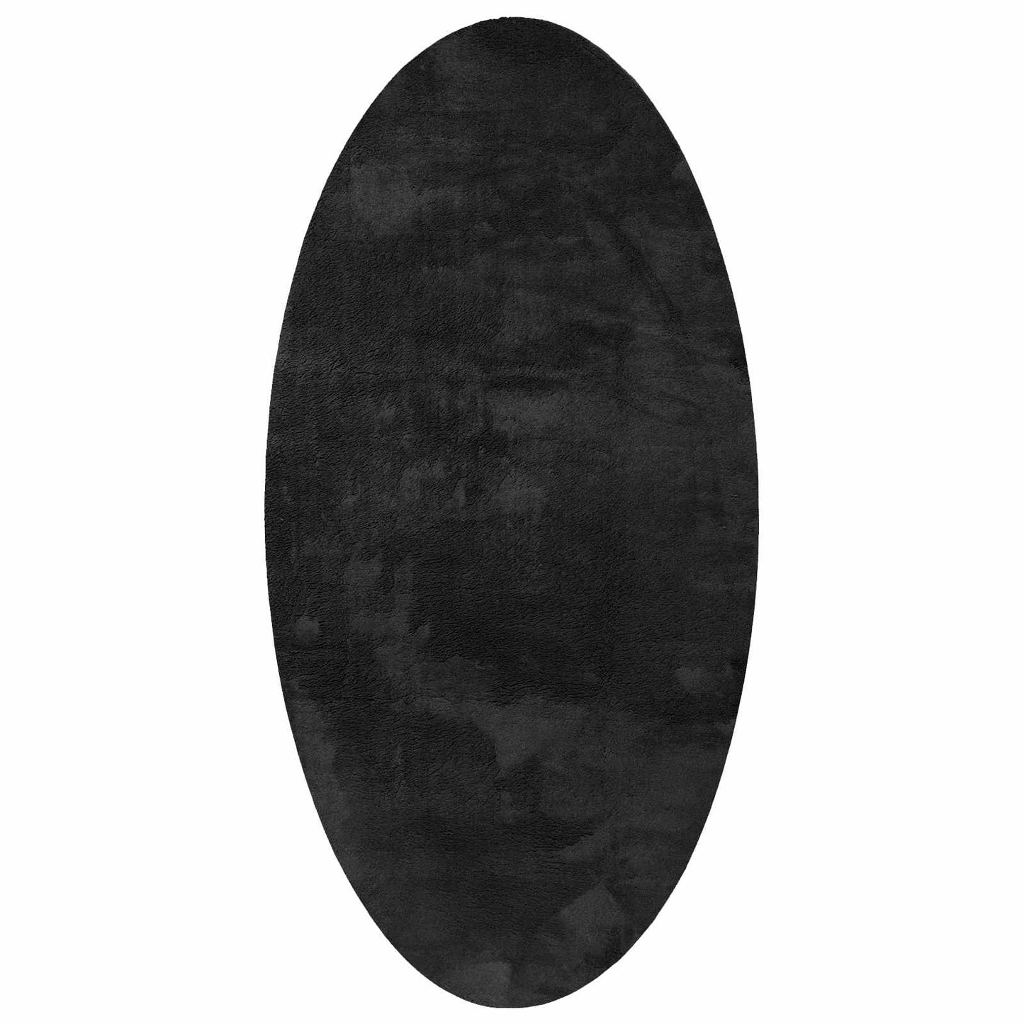 Tæppe HUARTE Sort 80 x 150 cm 100% polyester