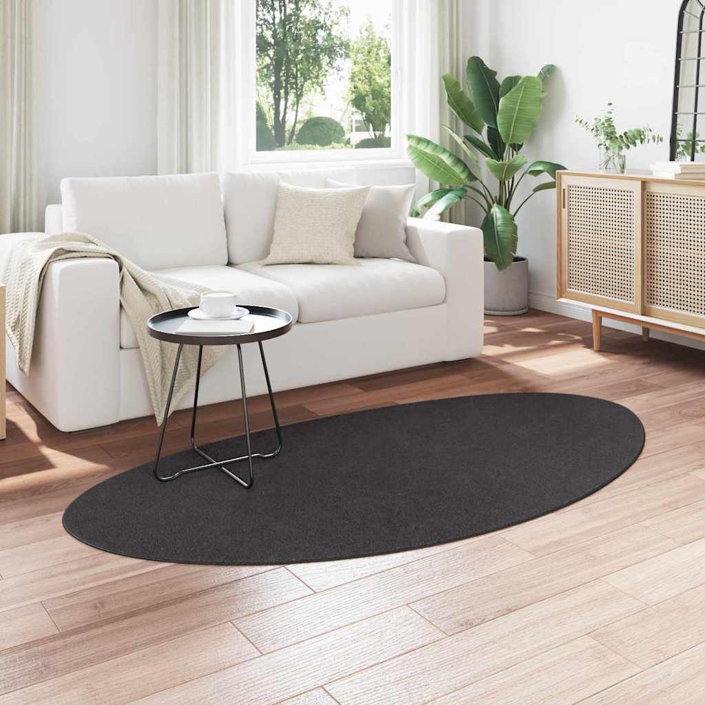Tæppe HUARTE Antracit 100 x 200 cm Polyester